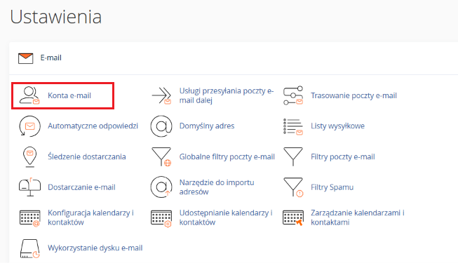 Zmiana hasła do skrzynki e-mail w cPanel