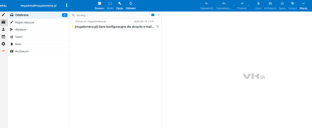Logowanie do poczty Webmail