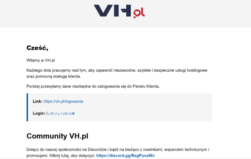 Jak założyć konto na VH.pl